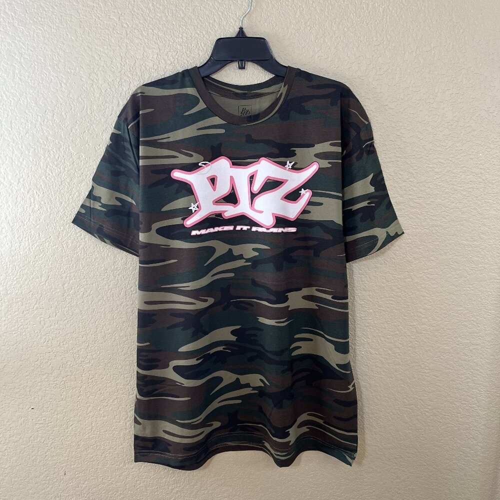 Plz Make It Ruins "Tag" Vegyn Camo T-shirt XL